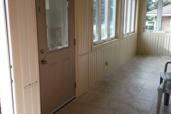 Lift Door Closed, Revealing New Sun Room